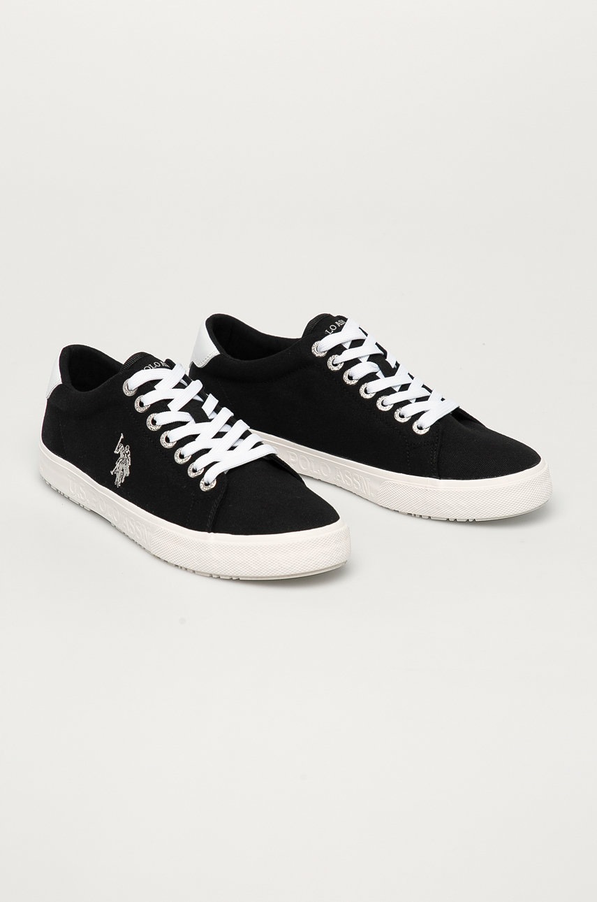 

Кеды U.S. Polo Assn. мужское цвет чёрный