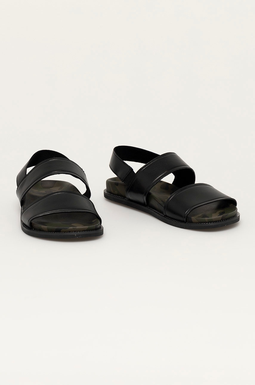 

Кожаные сандалии Aldo мужские цвет чёрный