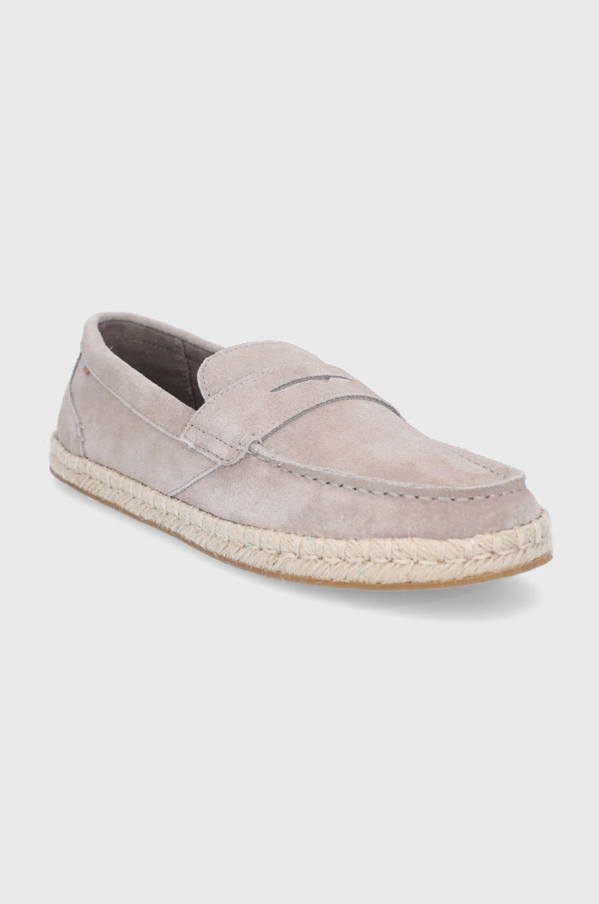

Замшеві еспадрилі Toms Stanford Rope колір сірий