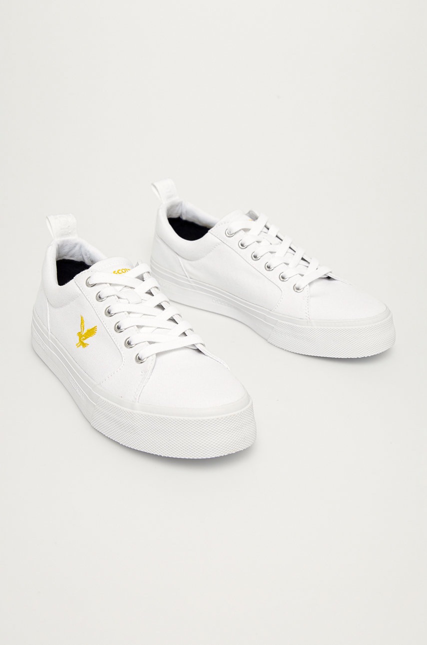 

Кеди Lyle & Scott чоловічі колір білий
