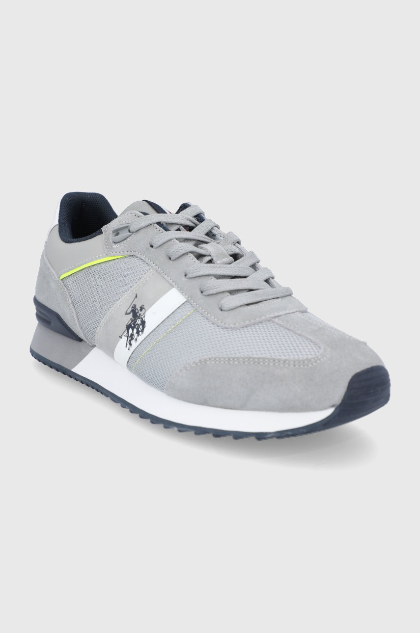 

Черевики U.S. Polo Assn. колір сірий
