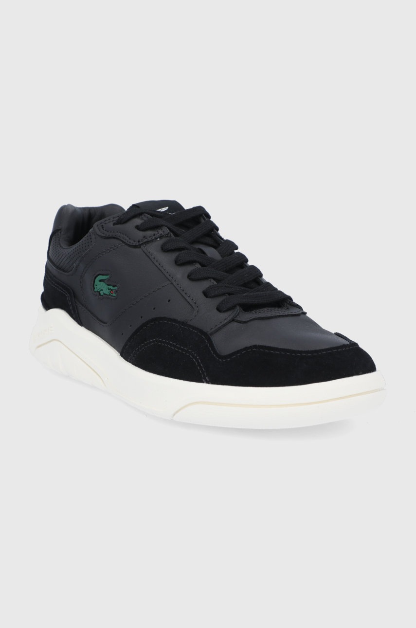 

Кожаные ботинки Lacoste цвет чёрный