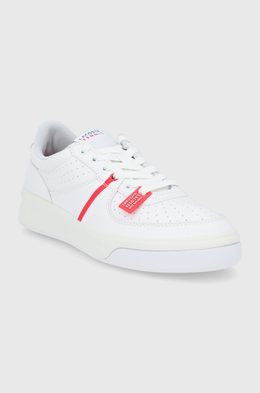 

Шкіряні черевики Lacoste колір білий