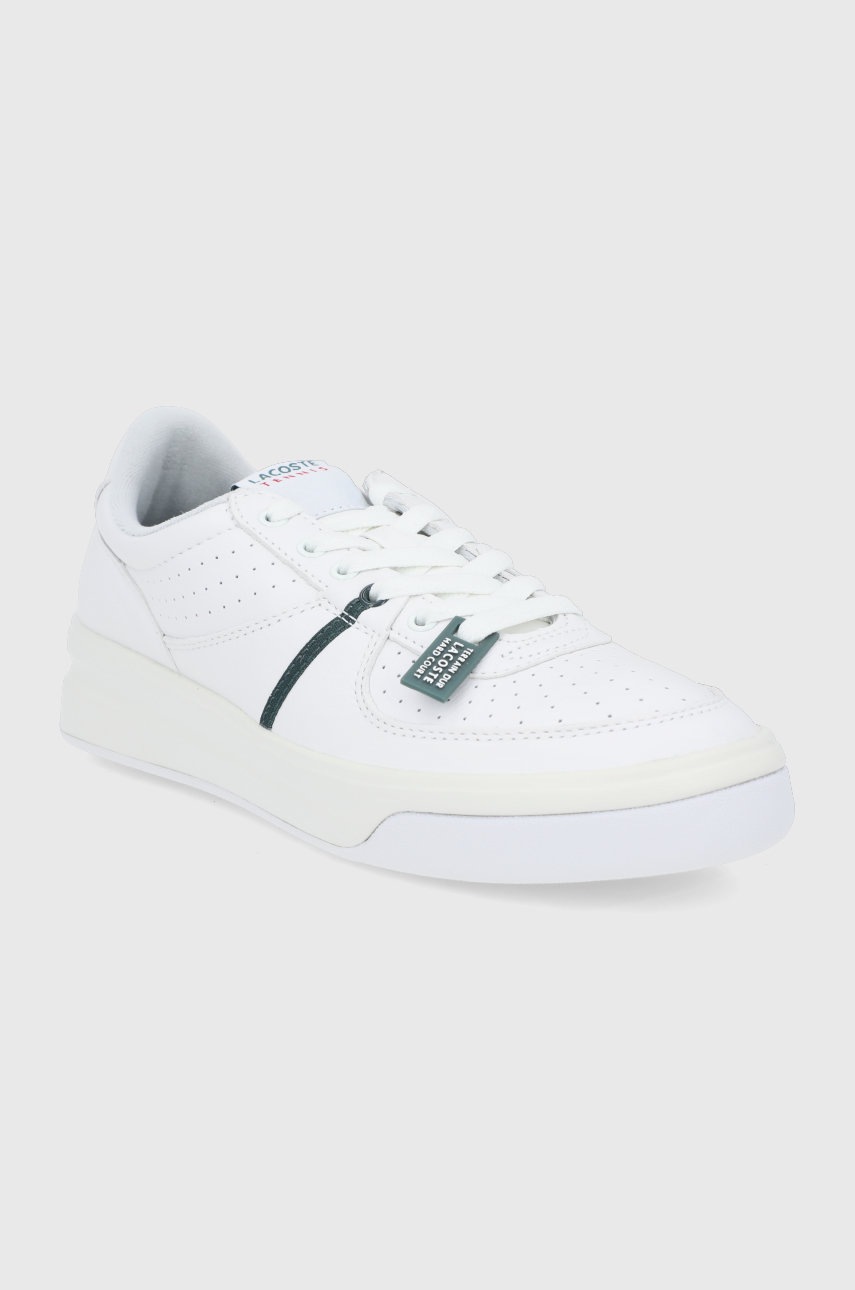 

Шкіряні черевики Lacoste колір білий