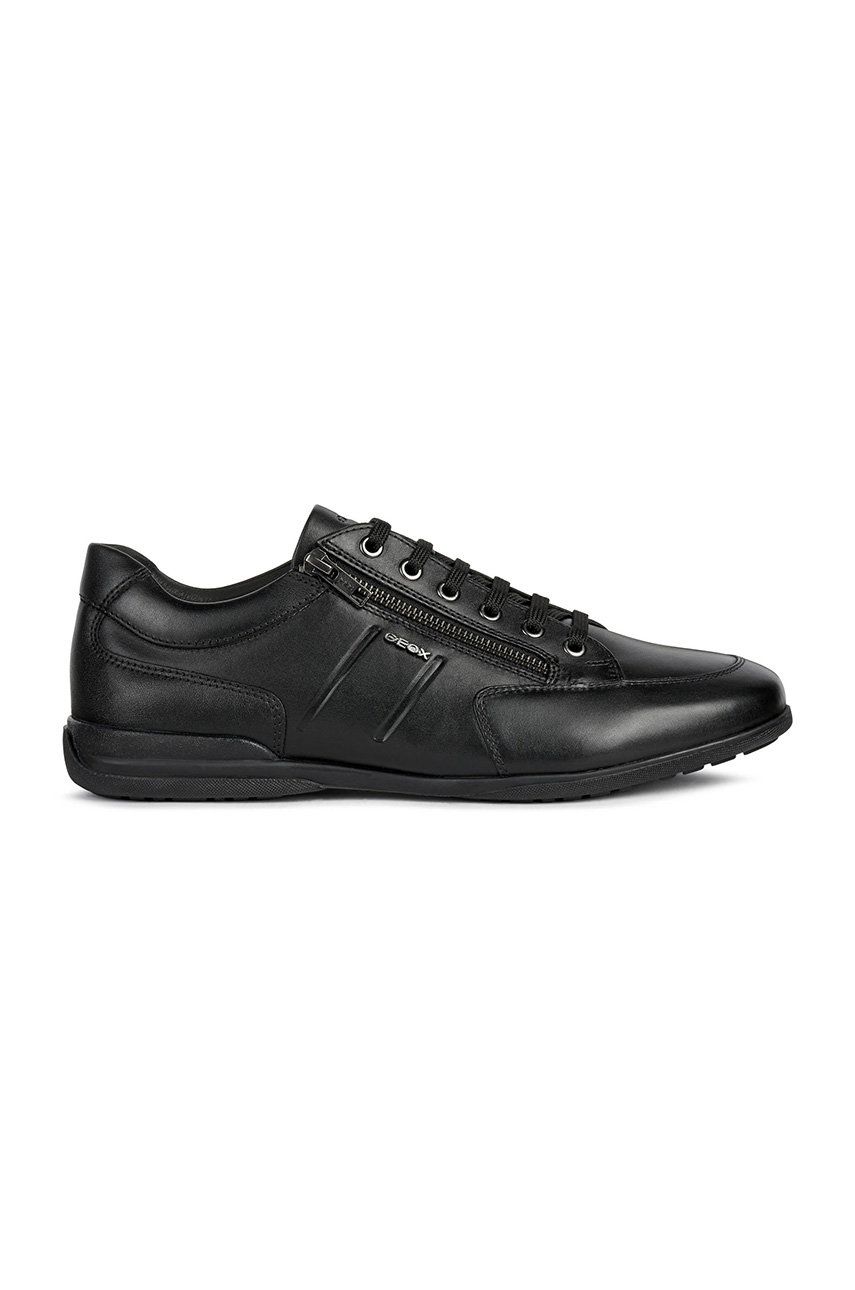 Geox Pantofi de piele bărbați, culoarea negru answear.ro imagine noua 2022