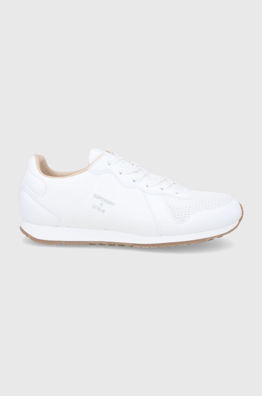 Superdry pantofi culoarea alb
