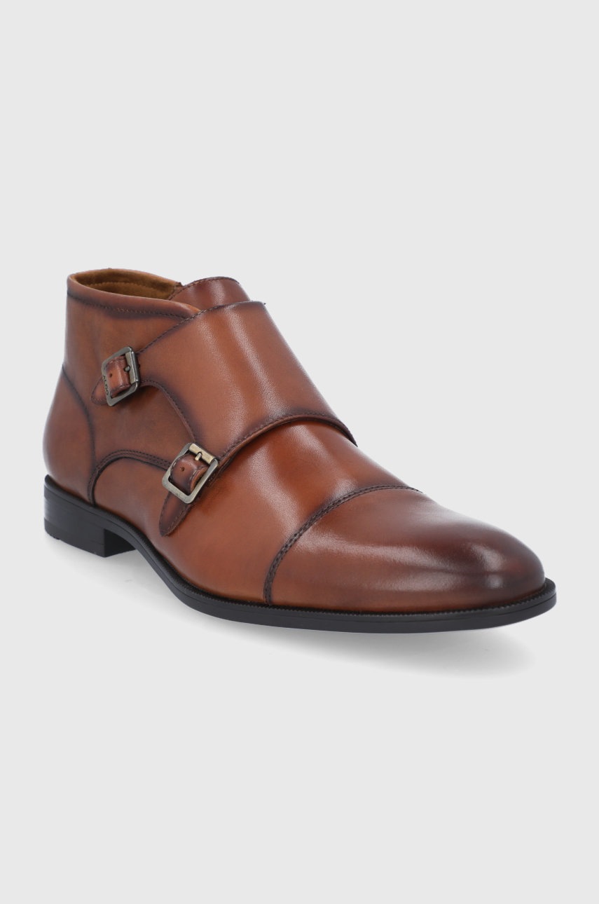 

Кожаные ботинки Aldo Croesoflex мужские цвет коричневый