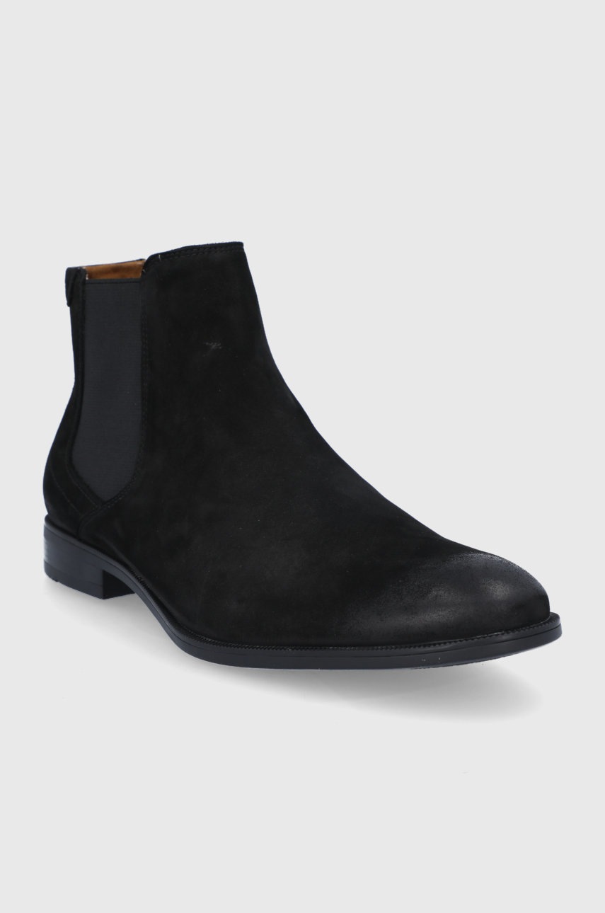 

Кожаные полусапоги Aldo Kindarumflex мужские чёрный