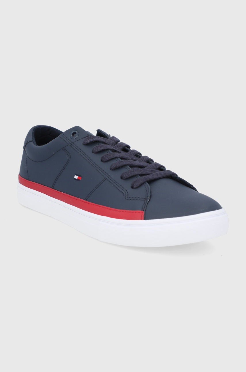 

Кожаные ботинки Tommy Hilfiger мужские цвет синий