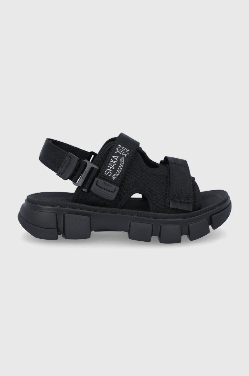 Shaka Sandale culoarea negru answear.ro imagine 2022 reducere
