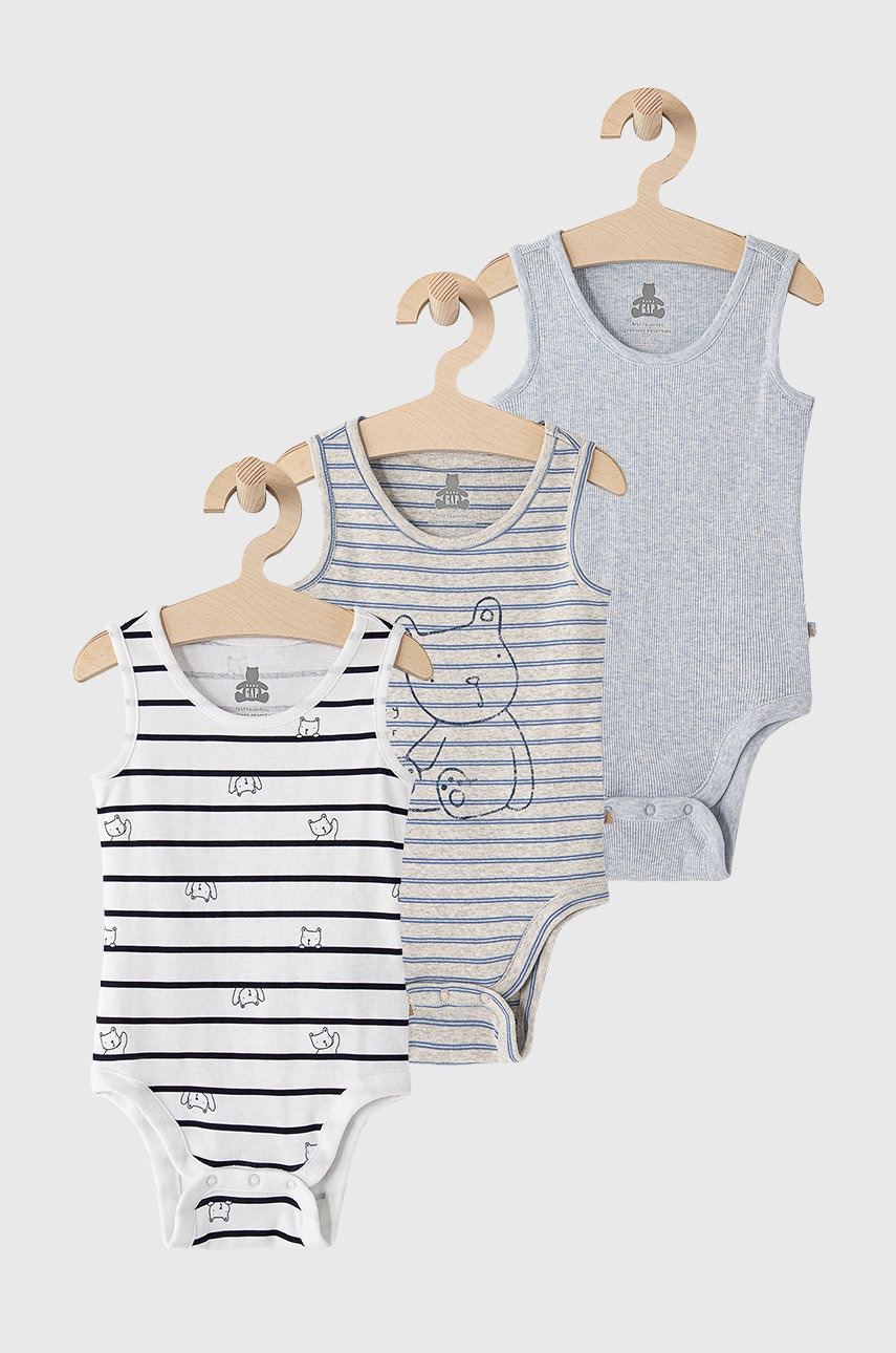 GAP - Dětské body (3-pack) 50-86 cm