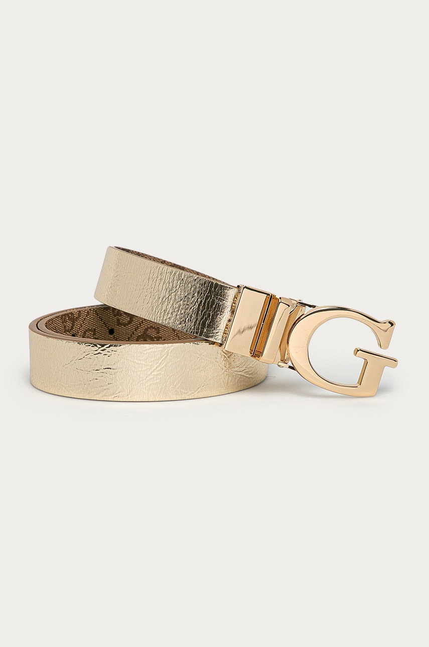 

Guess - Колан с две лица, Злато