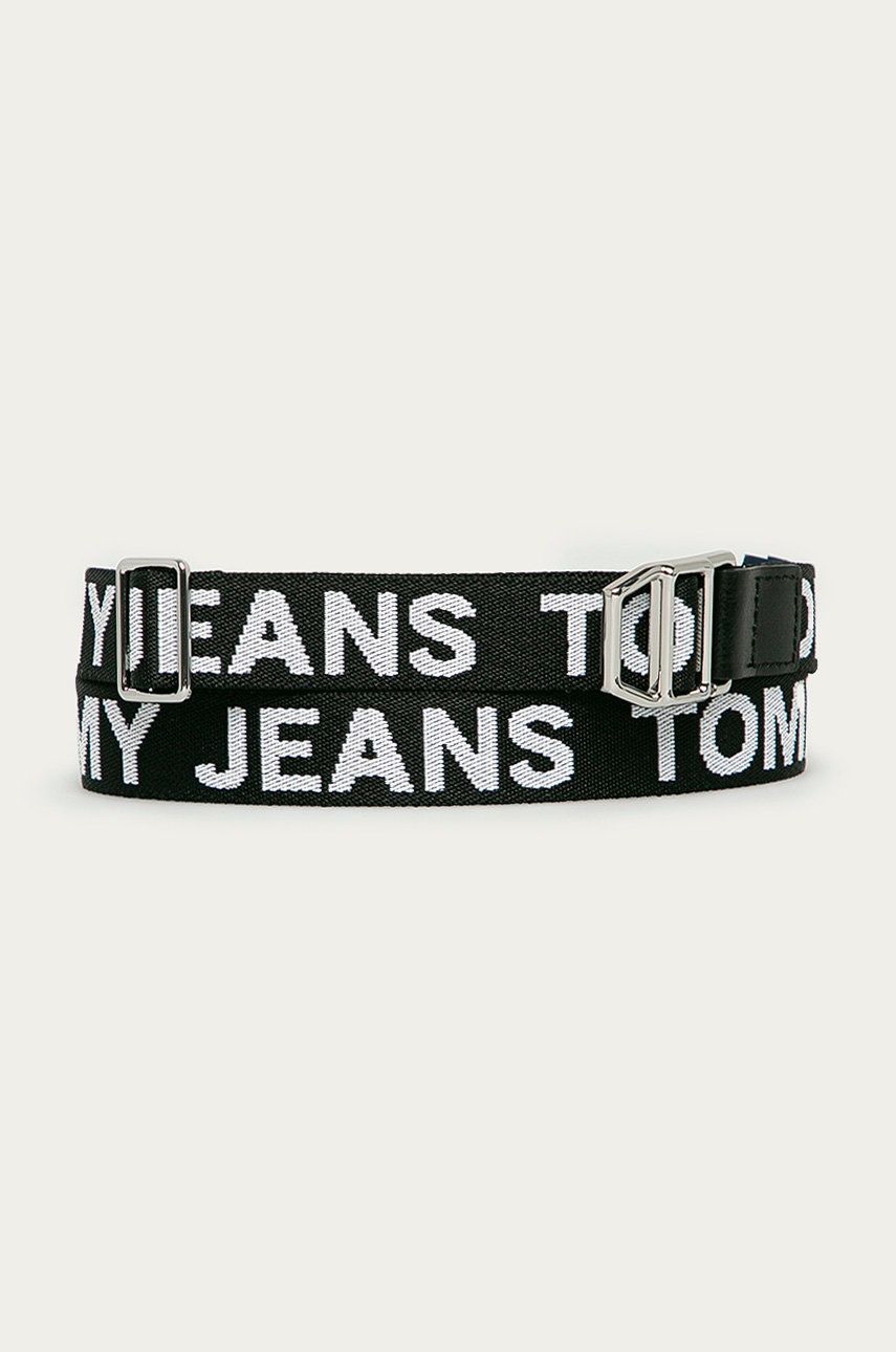 Tommy Jeans - Pásek - černá -  100% Polyester