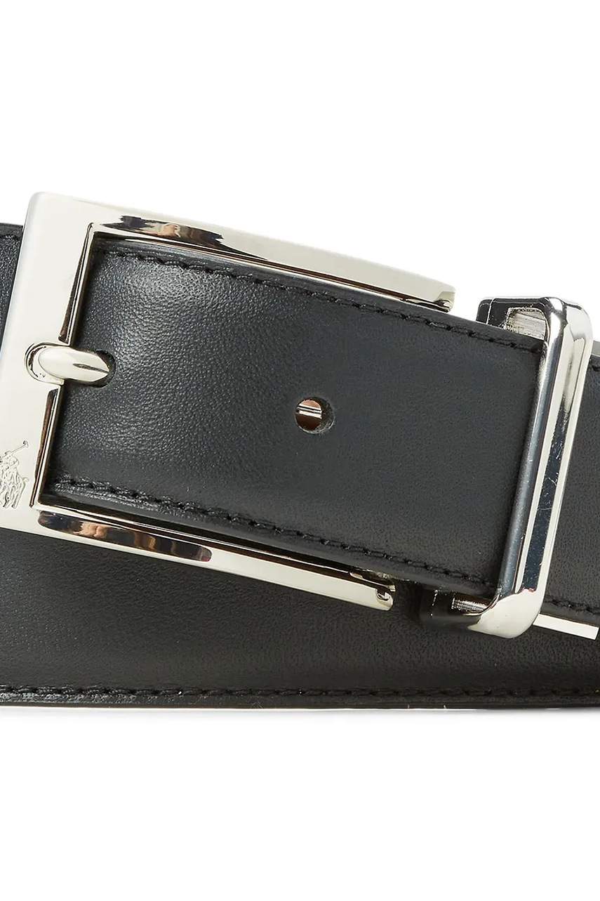 Кожаный ремень Polo Ralph Lauren цвет чёрный 405800535001