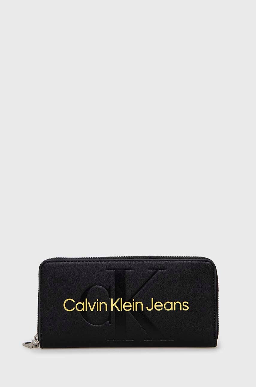 

Calvin Klein Jeans Портмоне, Черен