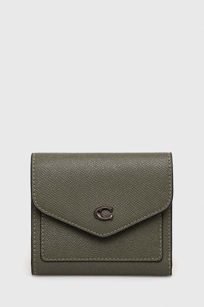 

Гаманець Coach жіночий колір зелений