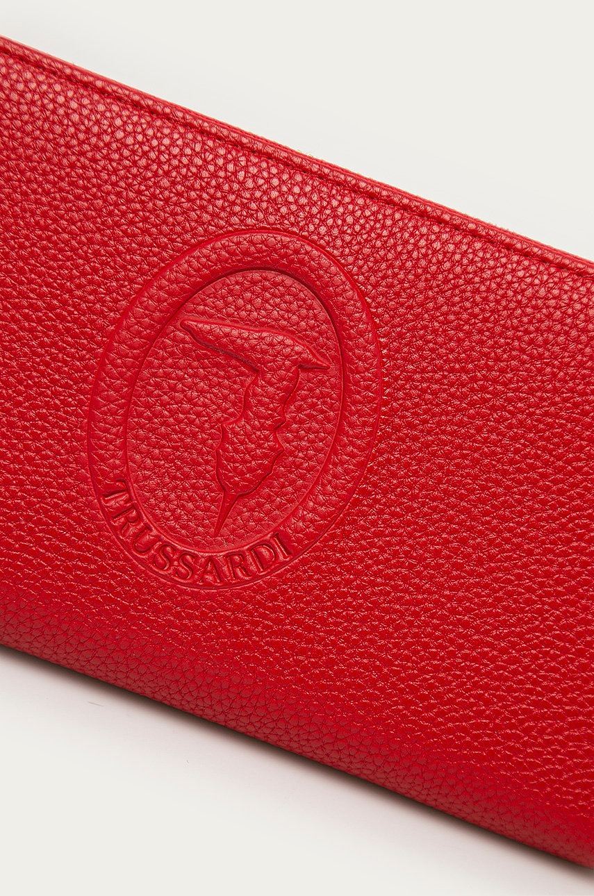 

Гаманець Trussardi жіночий колір червоний