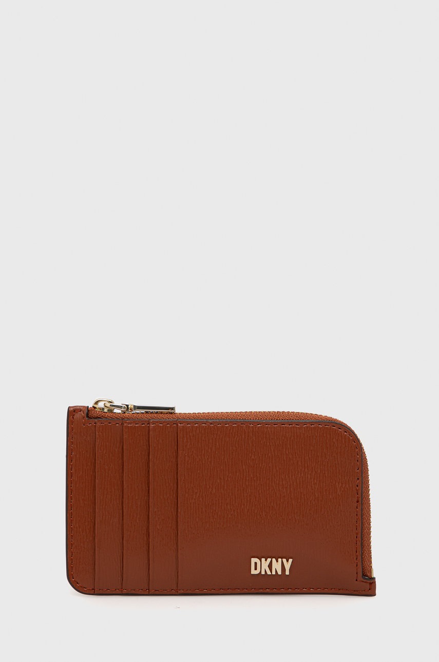 

Портфейл Dkny дамски в кафяво, Кафяв