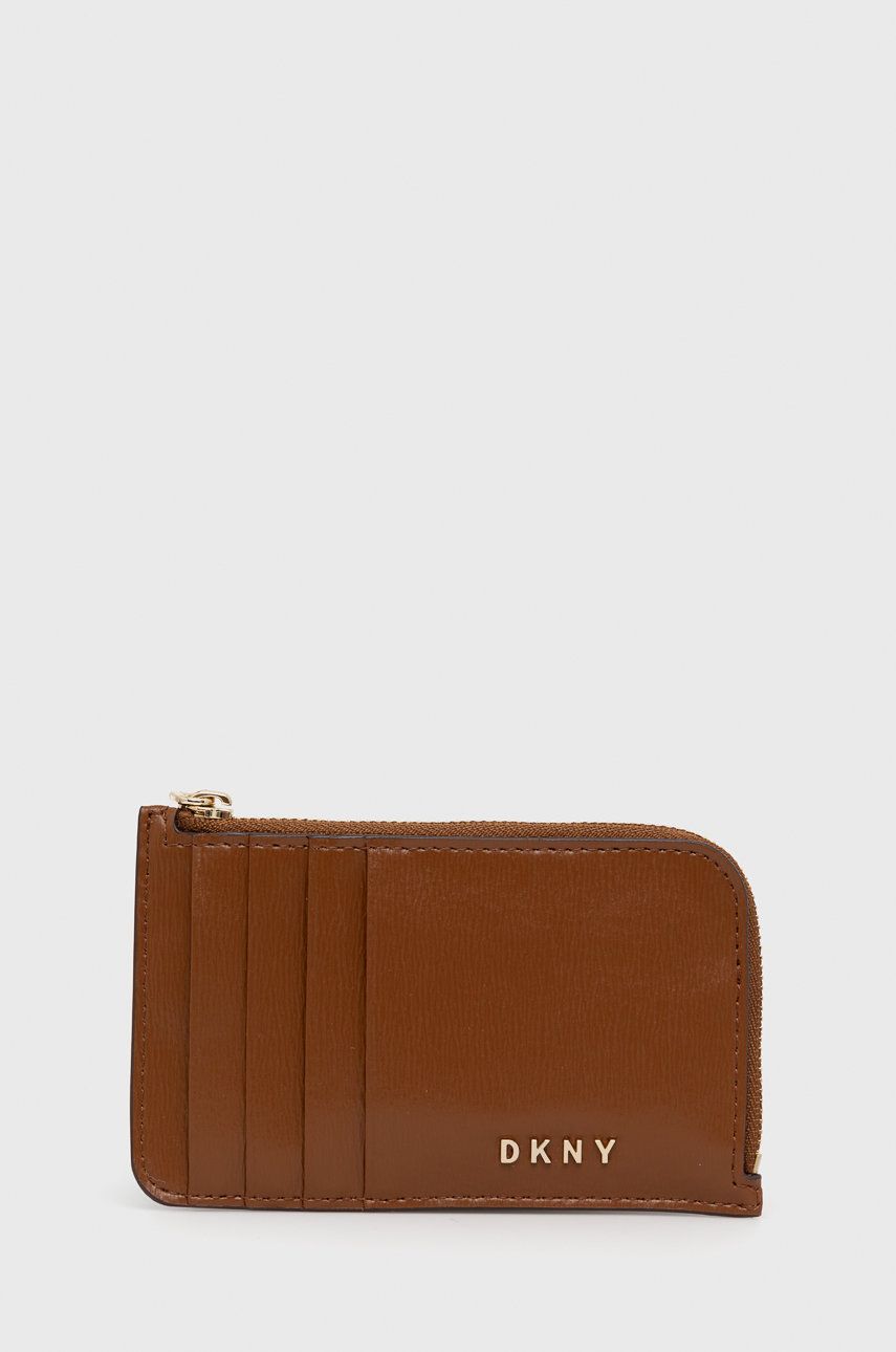 Dkny portofel femei, culoarea maro answear.ro imagine noua 2022