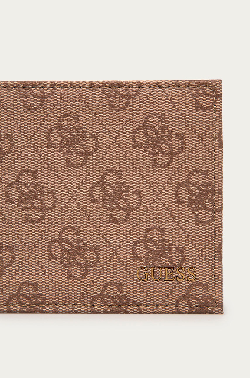 

Кошелек Guess мужской цвет коричневый