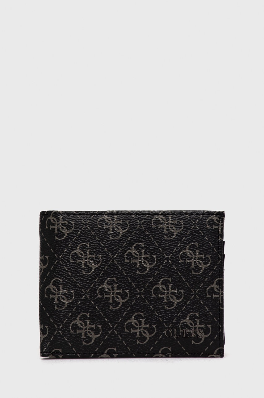 

Портфейл Guess мъжки в черно, Черен