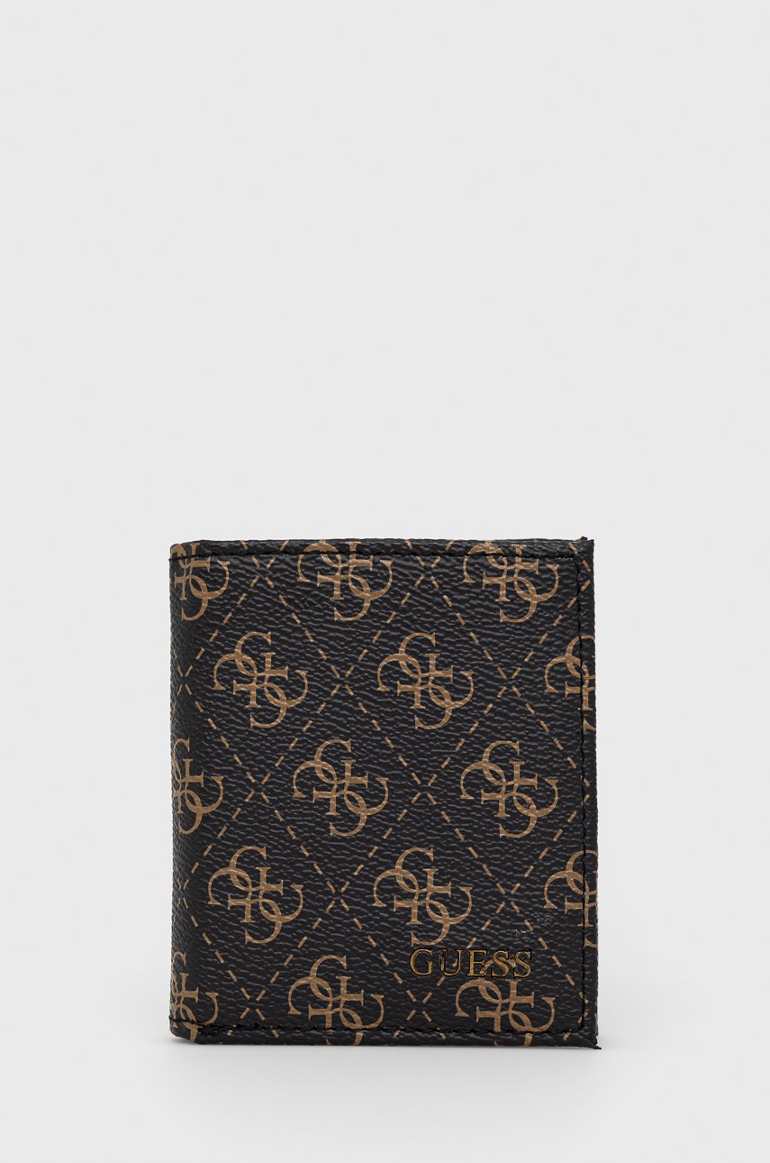 

Портфейл Guess мъжки в кафяво, Кафяв