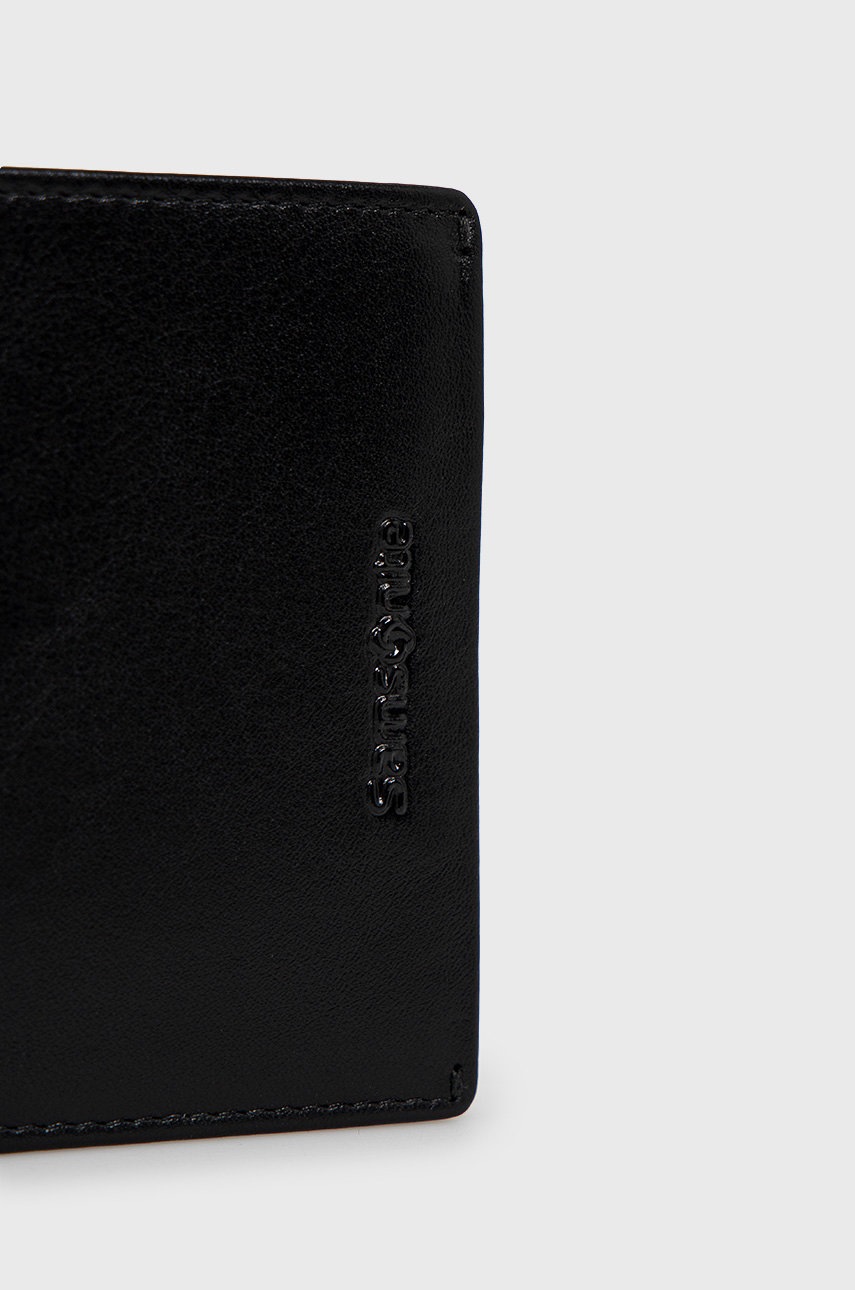 

Кожаный кошелек Samsonite мужской цвет чёрный