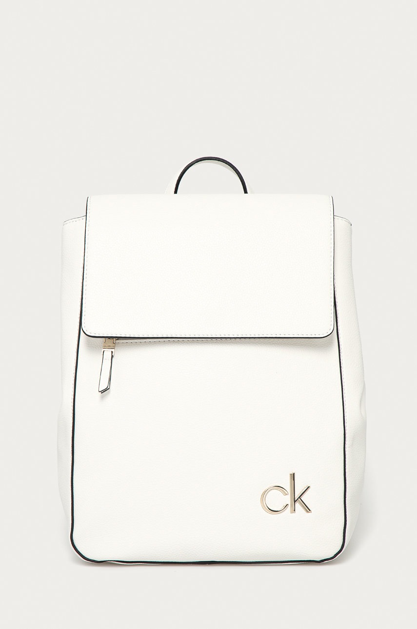 

Раница Calvin Klein дамска в бяло, Бял