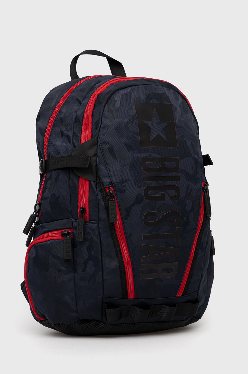 

Рюкзак Big Star Accessories мужской цвет чёрный большой с узором
