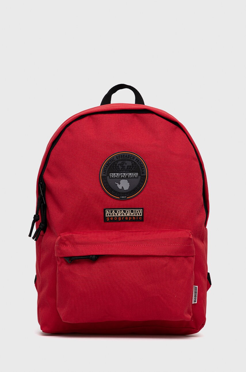 Napapijri rucsac bărbați, culoarea rosu, mare, material neted