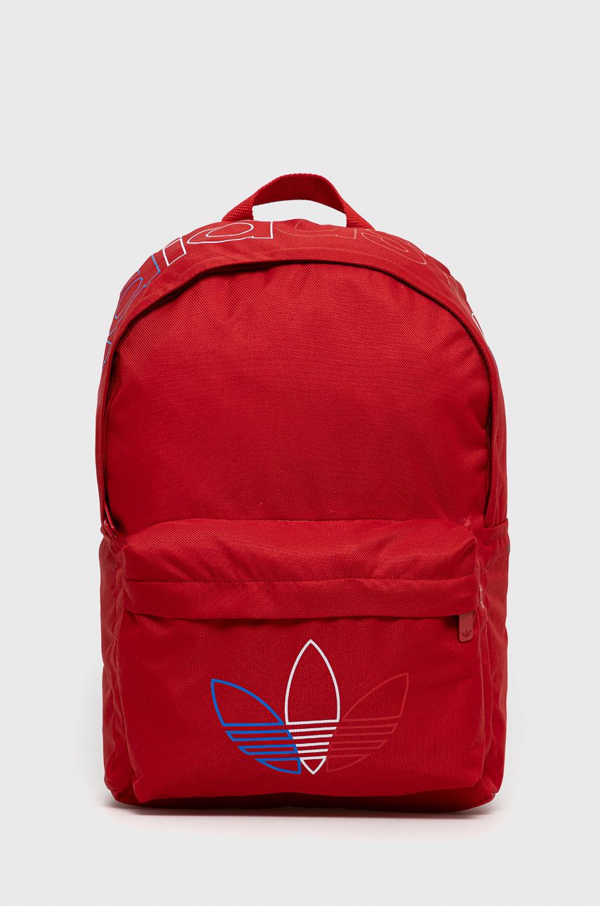 Adidas Originals Plecak kolor czerwony duży z nadrukiem