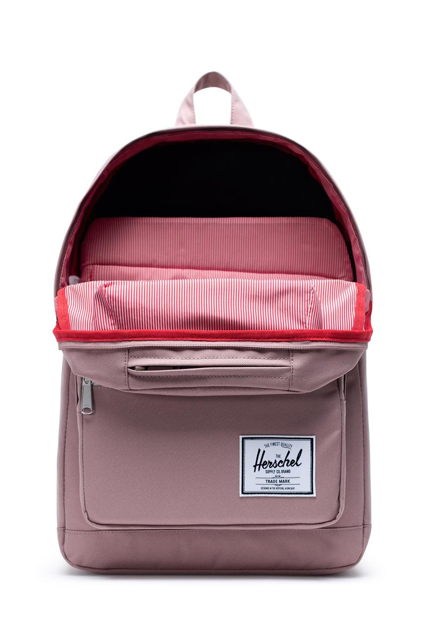 

Рюкзак Herschel цвет розовый большой гладкий
