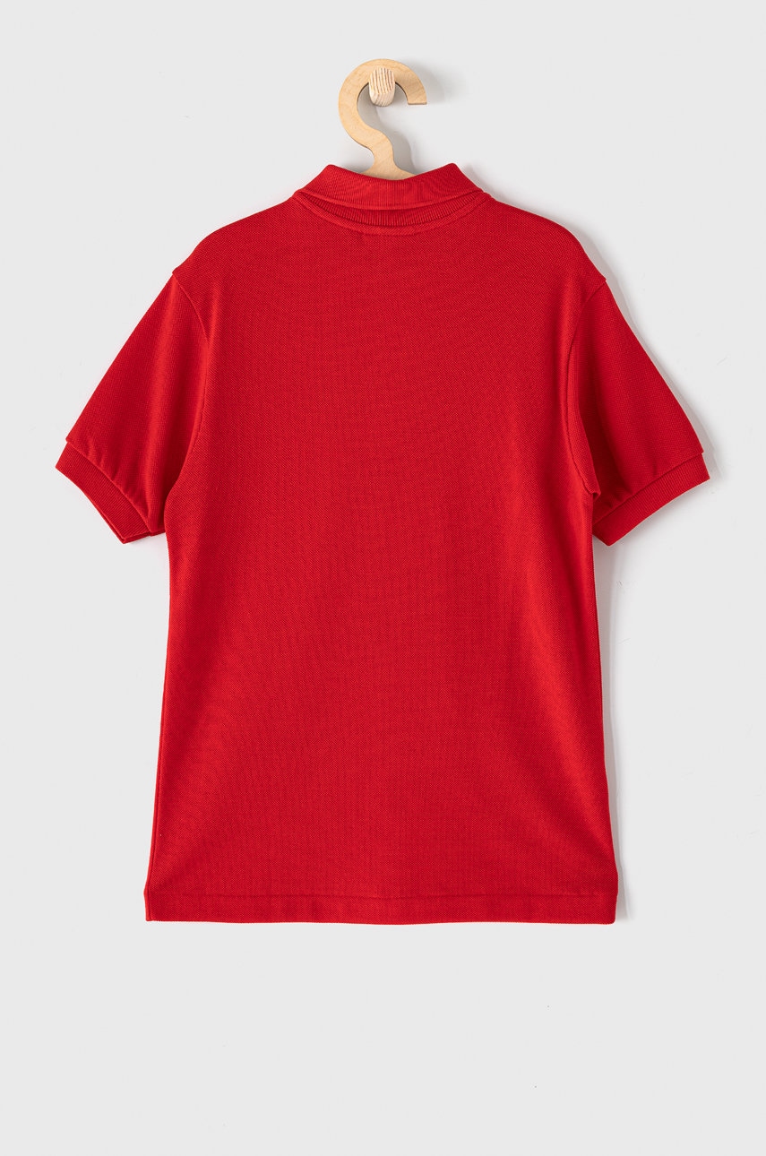 Детское хлопковое поло Lacoste цвет розовый однотонный в Черновцах Детское хлопковое поло Lacoste цвет розовый однотонный в Черновцах