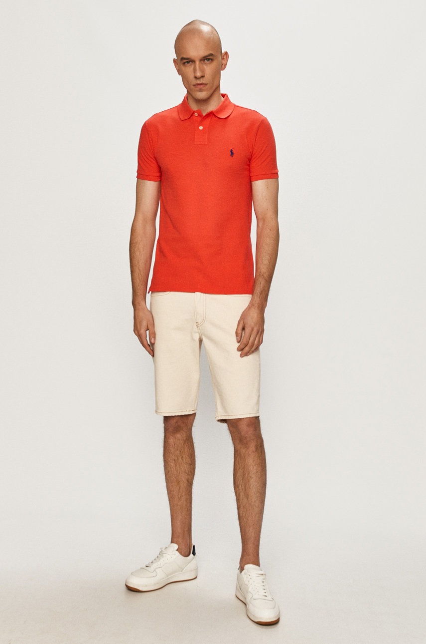 

Поло Polo Ralph Lauren колір червоний