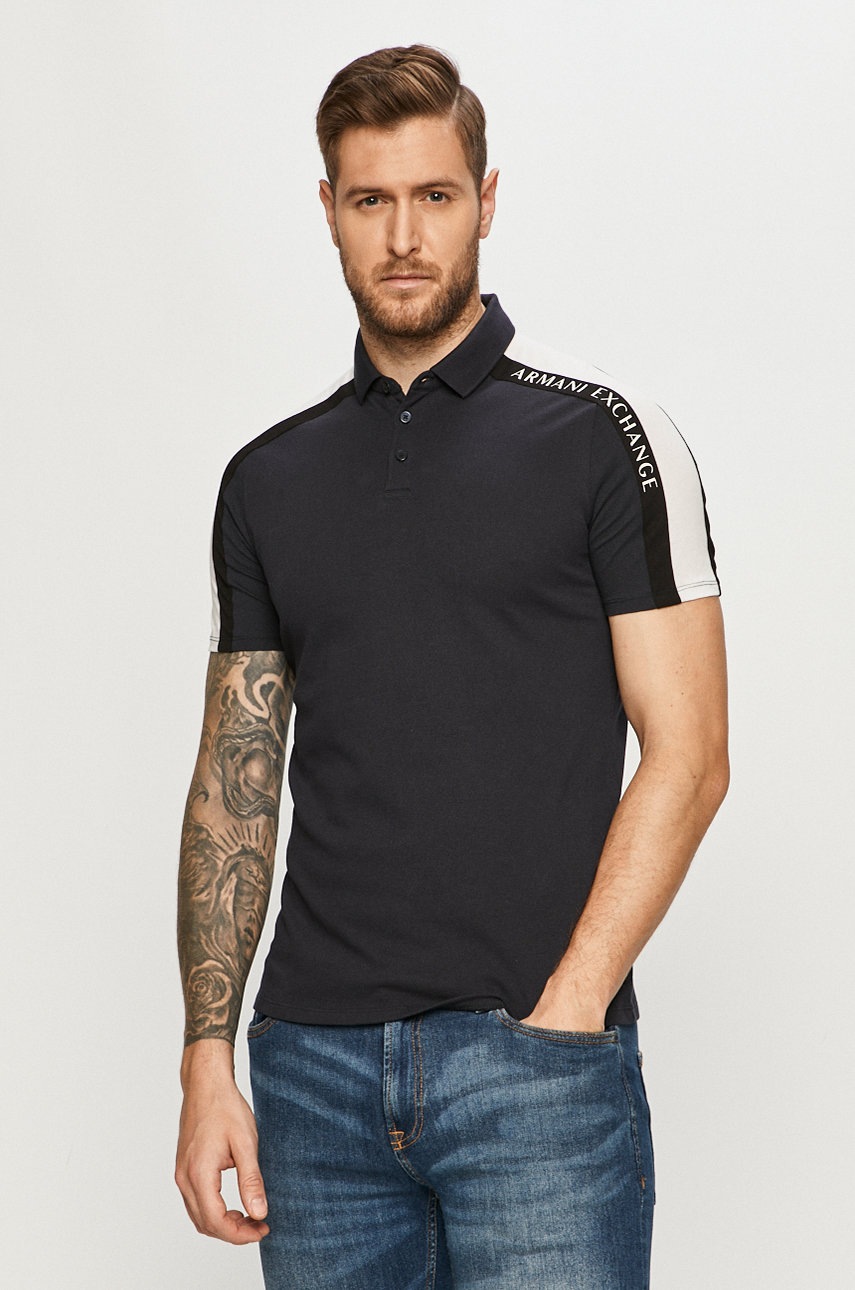 

Armani Exchange - Поло, Тёмно-синий
