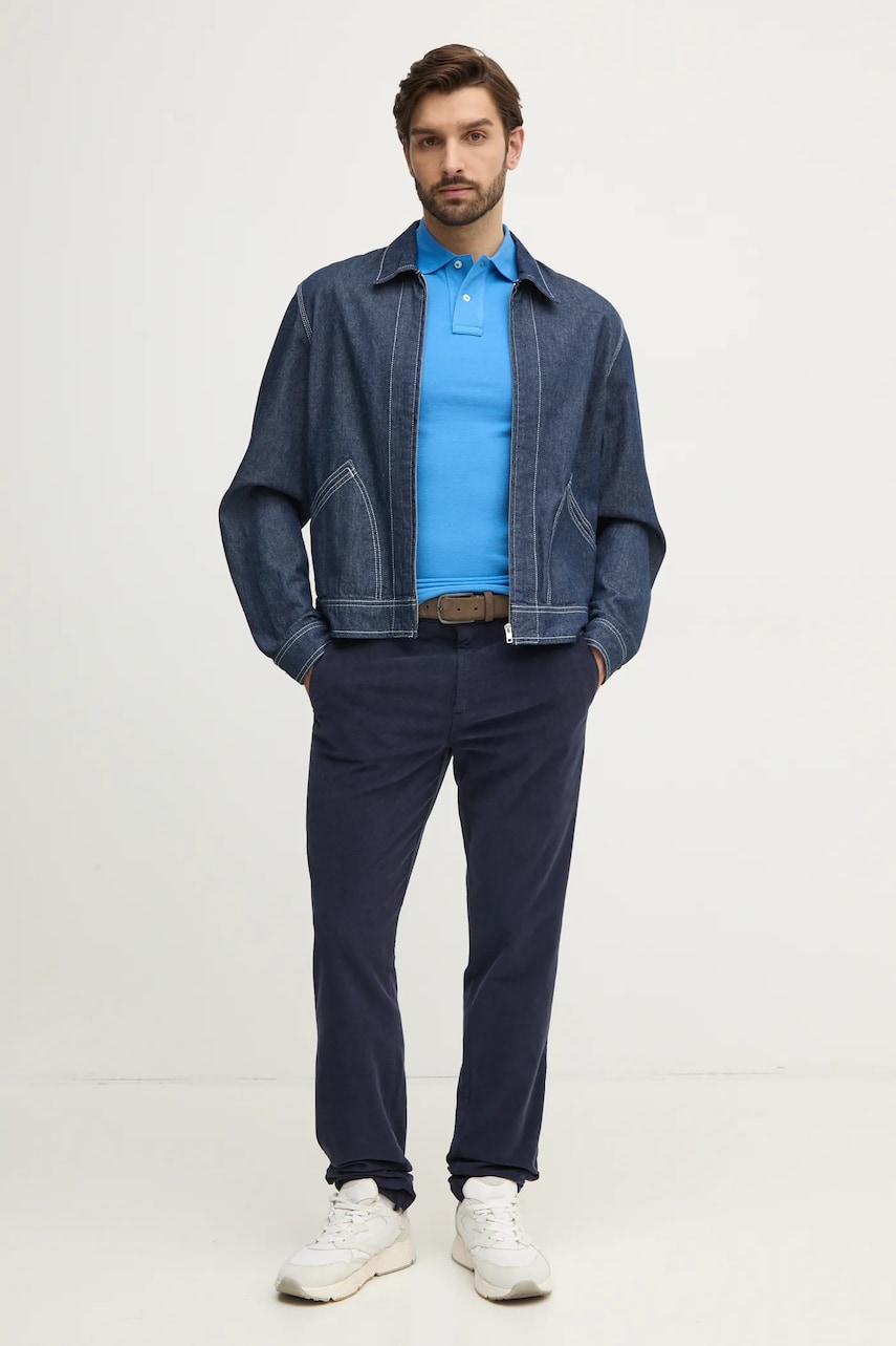 Хлопковое поло Polo Ralph Lauren однотонное 710536856 Хлопковое поло Polo Ralph Lauren однотонное 710536856