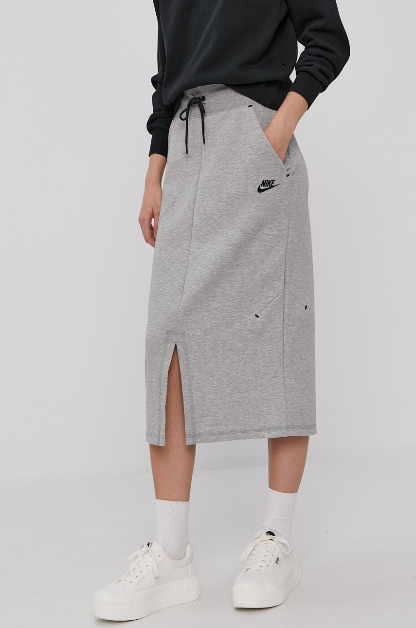 

Юбка Nike Sportswear цвет серый midi прямая