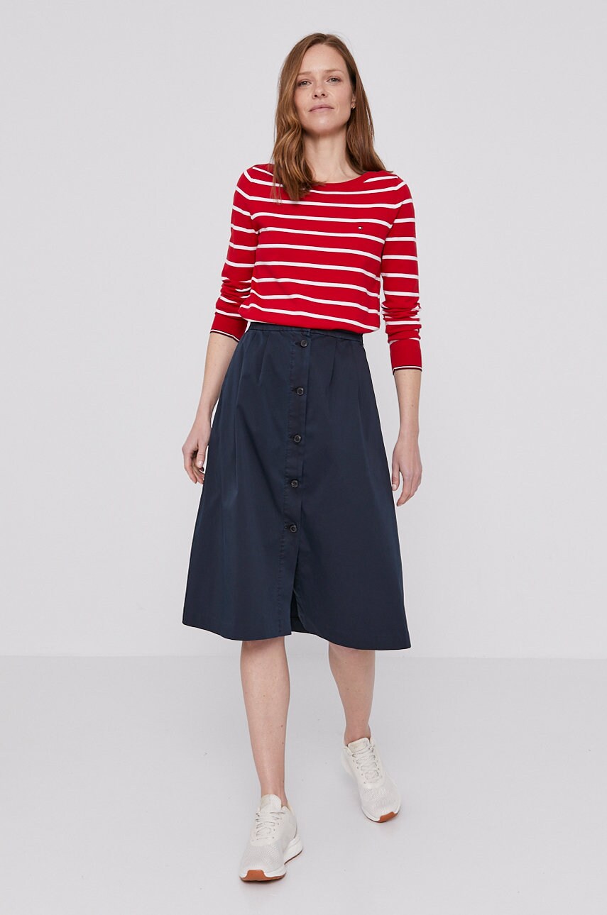 

Спідниця Tommy Hilfiger колір синій mini розкльошена