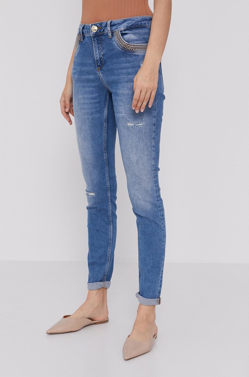 Mos Mosh Jeans femei, medium waist answear.ro imagine megaplaza.ro