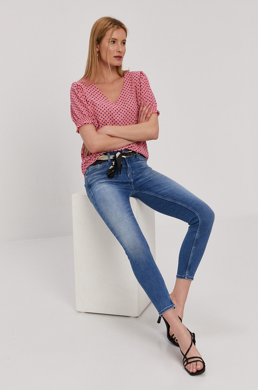 

Джинсы Tommy Jeans женские цвет средняя посадка