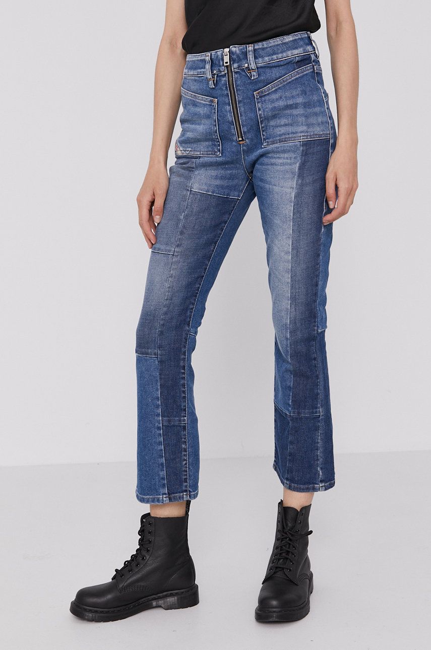 Diesel Jeans Earlie femei, high waist imagine reduceri black friday 2021 answear.ro