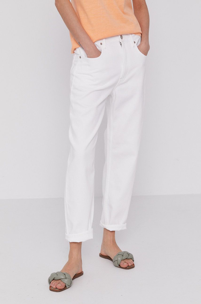 GAP Jeans Barrel femei, high waist answear.ro imagine megaplaza.ro