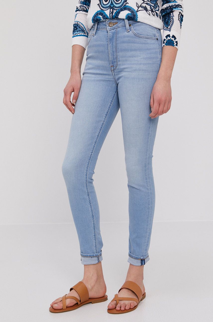 Lee Jeans femei, high waist answear.ro imagine megaplaza.ro