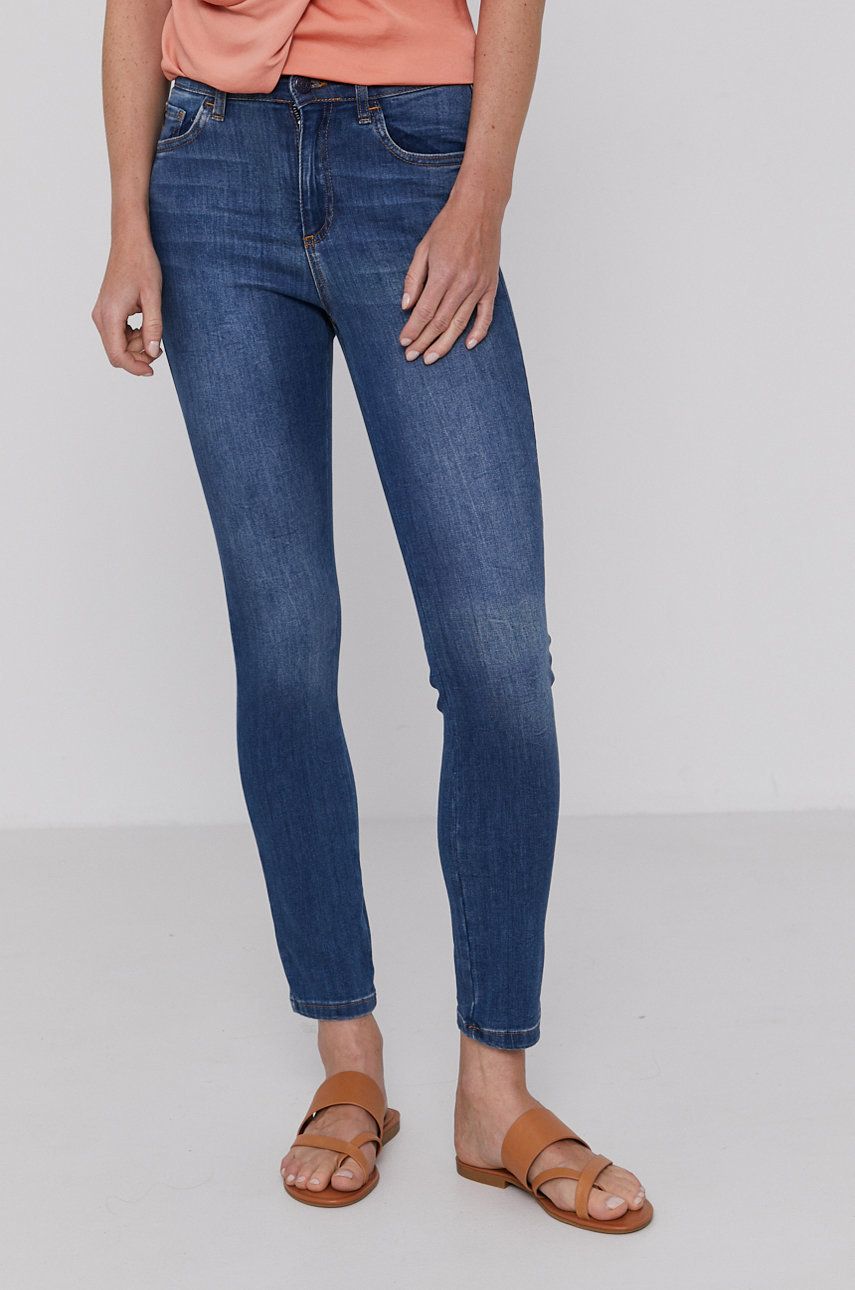 Sisley Jeans Papeete femei, high waist answear.ro imagine megaplaza.ro
