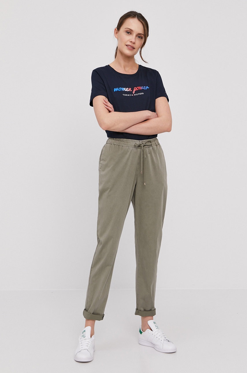 

Брюки Tommy Hilfiger женские прямое высокая посадка