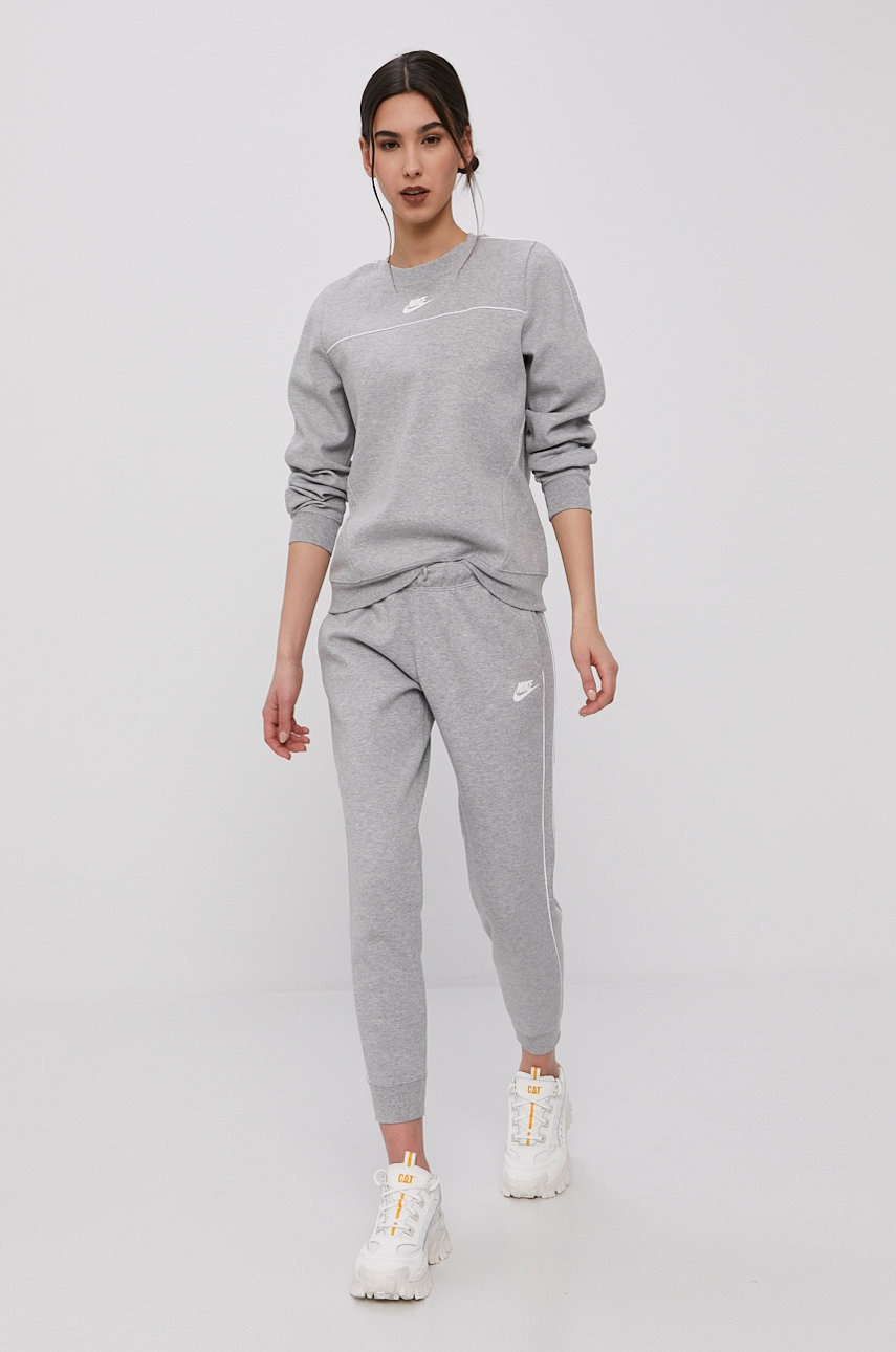 

Брюки Nike Sportswear женские цвет серый меланж