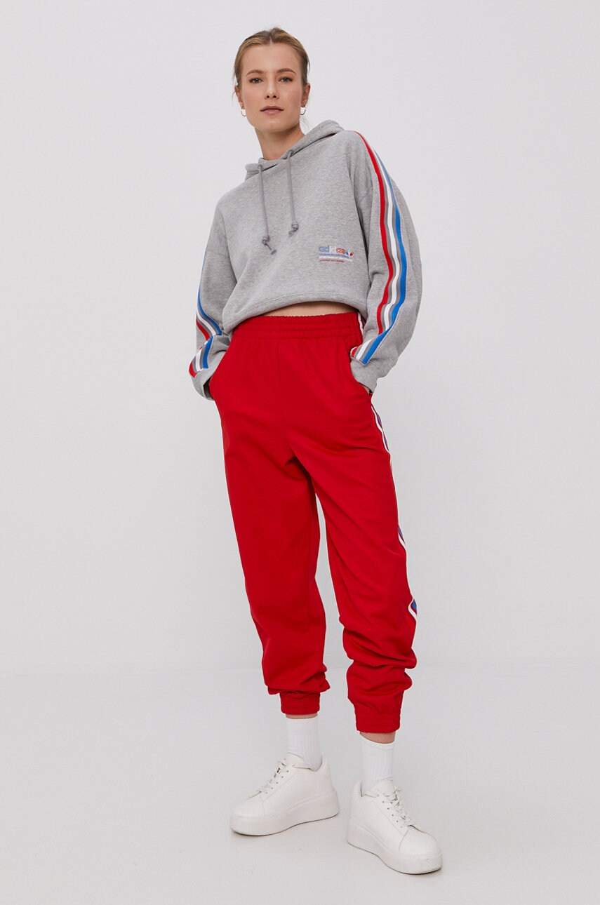 

Брюки adidas Originals женские цвет красный с аппликацией