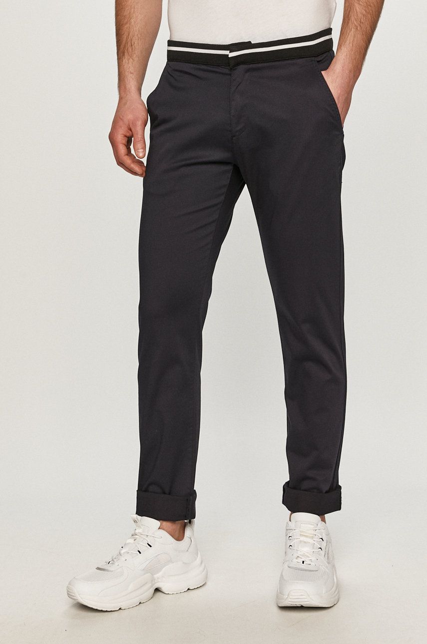 Karl Lagerfeld Pantaloni bărbați, culoarea albastru marin 2023 ❤️ Pret Super answear imagine noua 2022