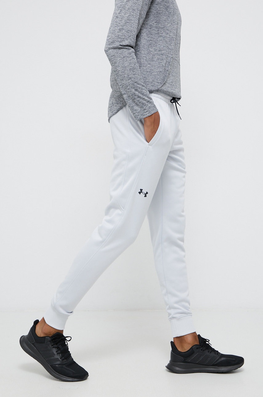 

Штани Under Armour 1357123 чоловічі колір сірий гладке