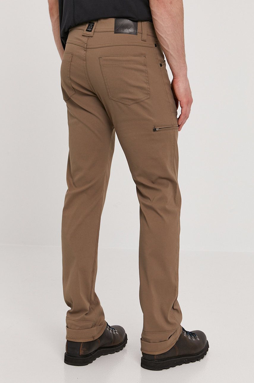 Wrangler Pantaloni Bărbați, Culoarea Maro, Model Drept